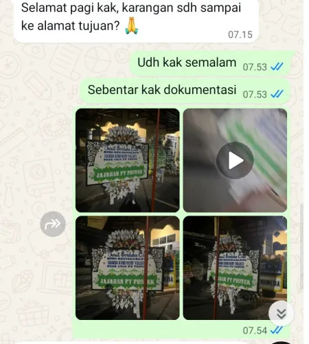 Pengiriman Papan Bunga Selamat Tapos Depok