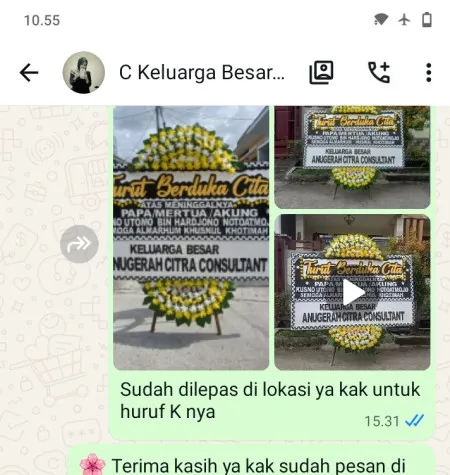 Pengiriman Papan Bunga Duka Tapos Depok