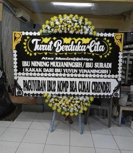 Papan Bunga Duka Tapos Depok