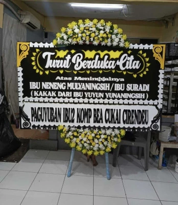 Papan Bunga di Tapos Depok